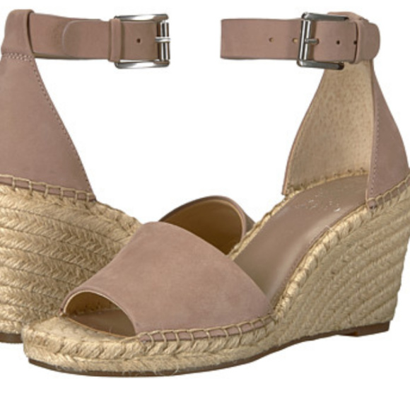 vince camuto leera leather wedge espadrilles